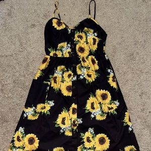 Boutique sunflower dress size XXL